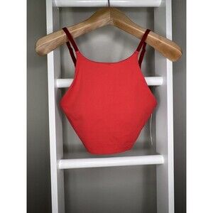 Athleta Sports Bra Womens M Intention Crop A-C Cup Powervita NEW Athletic